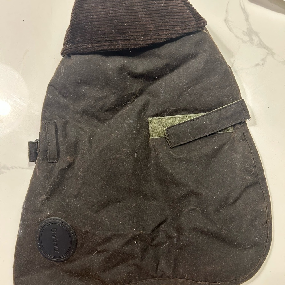 Barbour Plaid Lined Dog Coat